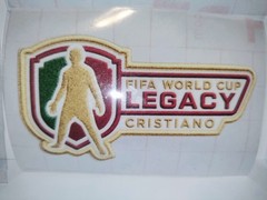 FIFA World Cup Legacy Cristiano Ronaldo Soccer Printed Iron-On Patch 4