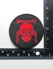 🔥MEGADETH METAL BAND MUSIC BATTLE VEST JACKET 3.25″ EMBROIDERED IRON ON PATCH