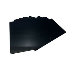 100 THICK 0.5mm Anodized Aluminum Business Card Blanks Metal Laser Engraving