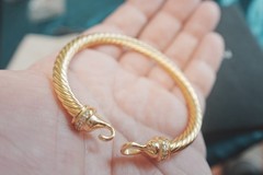 NewDAVlDYurman.18K&Gold&twisted cable Diamond bracelet