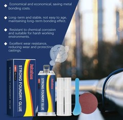 Heat-Resistant Epoxy Glue –Magic Welding Adhesive for Metal, Cast Iron, and Wood