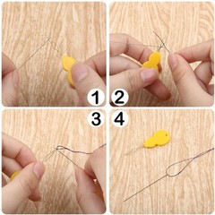 65 Pcs Beaded Needles 3 Sizes Beaded Needles Foldable Beaded Needles Set