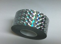 PRISM Holographic Tape, Pick Color + Size, 1/4″ mosaic pattern, sticky tape