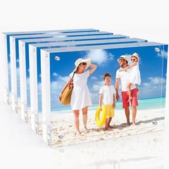 5×7 Inches Acrylic Picture Frames 5 Pack, Double Sided Magnetic 5×7″-5pack 1