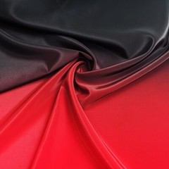 1yard X 1.5meter Dance Stage Material Red Black Ombre Fabric Koshibo