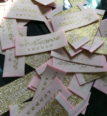 1000pcs customized garment labels woven or printed labels clothing main labels