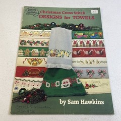 American School Of Needlework Christmas Cross Stitch Designs For Towels 3506