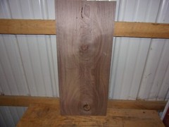 1PC WALNUT LUMBER WOOD KILN DRIED BOARD 29 1/4″X 13″X 1″ 2806V WIDE FLAT RUSTIC