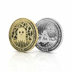 Cryptochips | AAVE Physical Cryptocurrency Coin