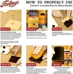 Fiebing’s Leather Dye Black 4 oz + Fiebing’s Acrylic Resolene Neutral – 4 oz