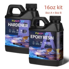 Clear Epoxy Resin – 16oz 32oz 64oz 1 Gallon 2 Gallons Kit – 1A:1B