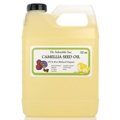 32 OZ ORGANIC CAMELLIA SEED CARRIER OIL PURE COLD PRESSED