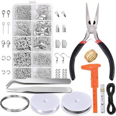 10-Piece Jewelry Making Supplies Kit with Tools, Wires & Findings for Beginners