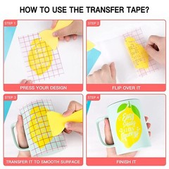 Vinyl Transfer Paper Tape Roll Craft Application Paper Transfer Paper for Cricut