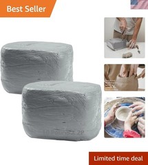 20lbs of Porcelain Clay – Ideal for Sculpting and Hand Modeling in Gray