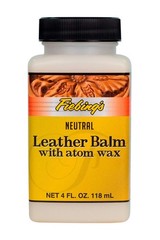 4oz Leather Balm With Atom Wax Neutral Color Conditioner Polish For Skins