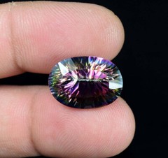 Mystic Topaz Oval Cut Gemstone, Natural Faceted Mystic Topaz 18×13 mm, 1 Pcs