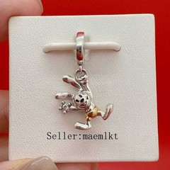 New 925 Sterling Silver 100th Anniversary Oswald Charm,Silver charm 792519C01