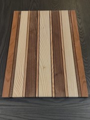 #4 The set consists of 13 blanks made of cherry, ash, oak and walnut.