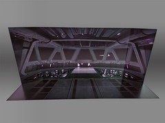 Original Trilogy Scenic Backdrop Display 6 Pack Star Wars Hasbro Kenner 3.75