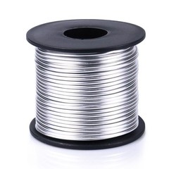 Aluminum Craft Wire, 32.8 Feet 3.0 mm/ 8 Gauge Soft Silver Metal Aluminum Wir…