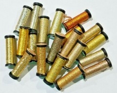 Kreinik 1/16 in Ribbon 5 m Spools You Choose Colors Polyester Metallic