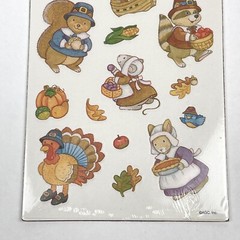 NEW Stickety-Doo-Da THANKSGIVING ANIMAL MAYFLOWER American Greetings Stickers