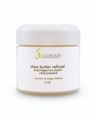 AFRICAN SHEA BUTTER REFINED natural cold pressed from GHANA Soapeauty 2 OZ