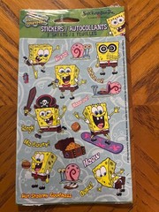 Vintage 2002 Spongebob Squarepants Stickers