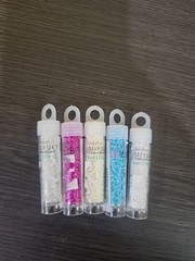 Lot of 5 Tubes Miyuki Delica 11/0 Beads, 5.2 Grams Each, #11 Color Variety