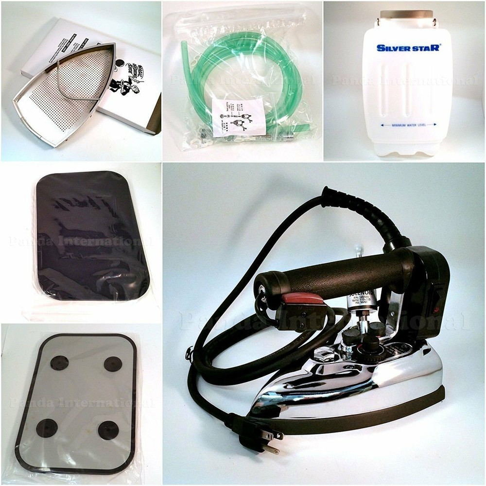 Silver Star Gravity Feed Tailor’s Steam Iron- ES 300