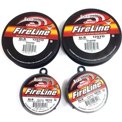 FireLine Beading Thread 6LB Crystal Smoke Black Beadsmith 15YD 50 125 yard/spool