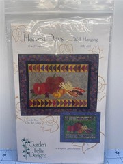 GARDEN TRELLIS DESIGNS Quilt Pattern HARVEST DAYS WALL HANGING – WH406 30″x24″
