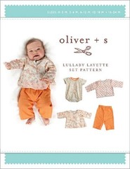 Oliver + S Lullaby Layette Set 0-24M Sewing Pattern- Adorable! 4 Pieces!
