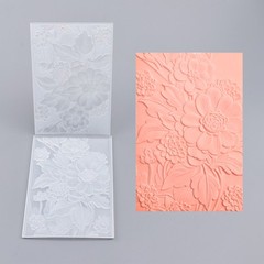 Blossom Bloom Floral 3D Embossing Folder for Add Texture Paper Card Making Craft