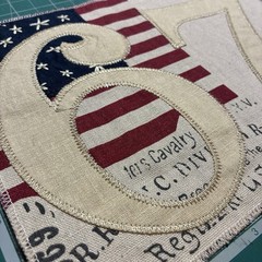 Rare Find! Vintage Ralph Lauren 90’s 1967 American Flag Sew-On Patch