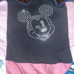 VTG. Repurposed Disney T-Shirts Quilt Blanket 78”X72” Upcycled by Project Repat