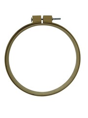 VINTAGE ROUND WOOD 14″ EMBROIDERY CROSS STITCH QUILTING HOOP SCREW CLOSURE 46172