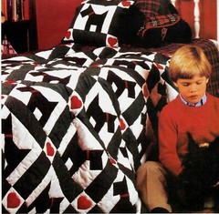 PUPPY LOVE PILLOW & QUILT – VINTAGE PATCHWORK QUILT PATTERNS
