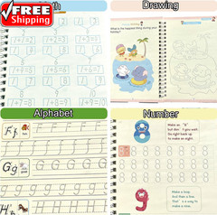 Magic Grooved Handwriting Practice Book for Kids 3-5 Years | Tiny Thinkers Reusa