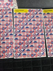 Red, White, & Blue Patriotic Stickers Stars & Stripes T-46166 • 431 Stickers