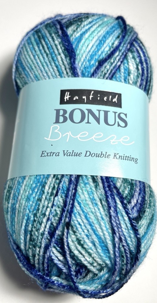 HAYFIELD BONUS BREEZE YARN 1-PK. MIST. I COMBINE SHIPPING.SEE DETAILS