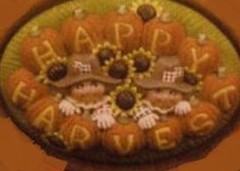 Ceramic Bisque~ Ready to Paint ~Scarecrow Harvest insert ~FREE SHIPPING in USA