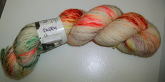 Hedgehog Fibres 100% Merino Yarn ~ 1 ~ 100g Skinny Singles POPPY