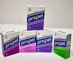 (3 pack) Propel Powder Packets Drink Mixes,Vitamins and No Sugar, 0.08 oz, 10 Ct