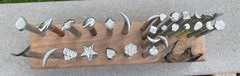 LOT Of 29 VINTAGE CRAFTOOL LEATHER STAMPING TOOLS Stamps Plus Block USA