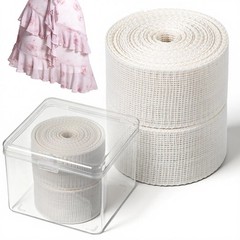 2 Rolls 10 Yards Hemming Tape for Sewing 1.38 Inch Width Fishbone Hem Tape for S