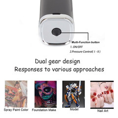 Pro Mini Airbrush Kit | Gravity-Fed Dual-Action | Complete Spray Set for Models