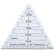 60 Degree Triangle Quilt Ruler, Equilateral Triangle Quilting Rulers, Tailor …