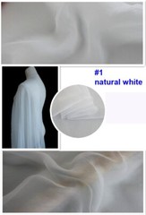 1yard X 1.4meter Mulberry Silk Scarf Textile Crinkled Silk Chiffon Crepe Fabrics
